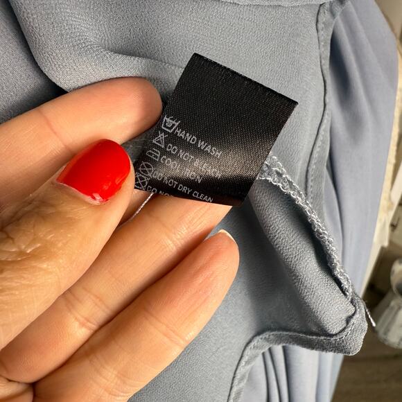 Vici  size small sleeveless deep v wrap dress, sexy, slits front & Back #3831 - Picture 9 of 9